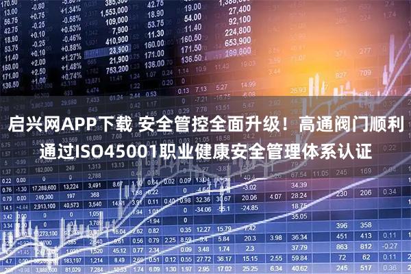 启兴网APP下载 安全管控全面升级！高通阀门顺利通过ISO45001职业健康安全管理体系认证